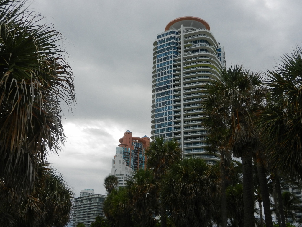 Miami Beach Floride Ocean Boulevard Plage Buildings
