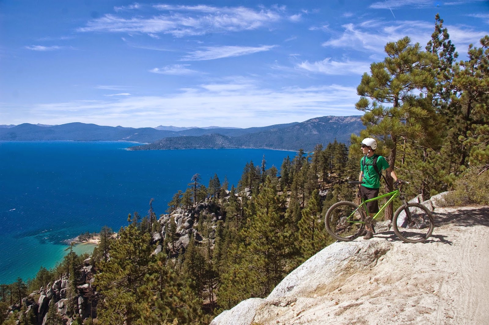 From Where I'm Standing Mountain biking at Lake Tahoe