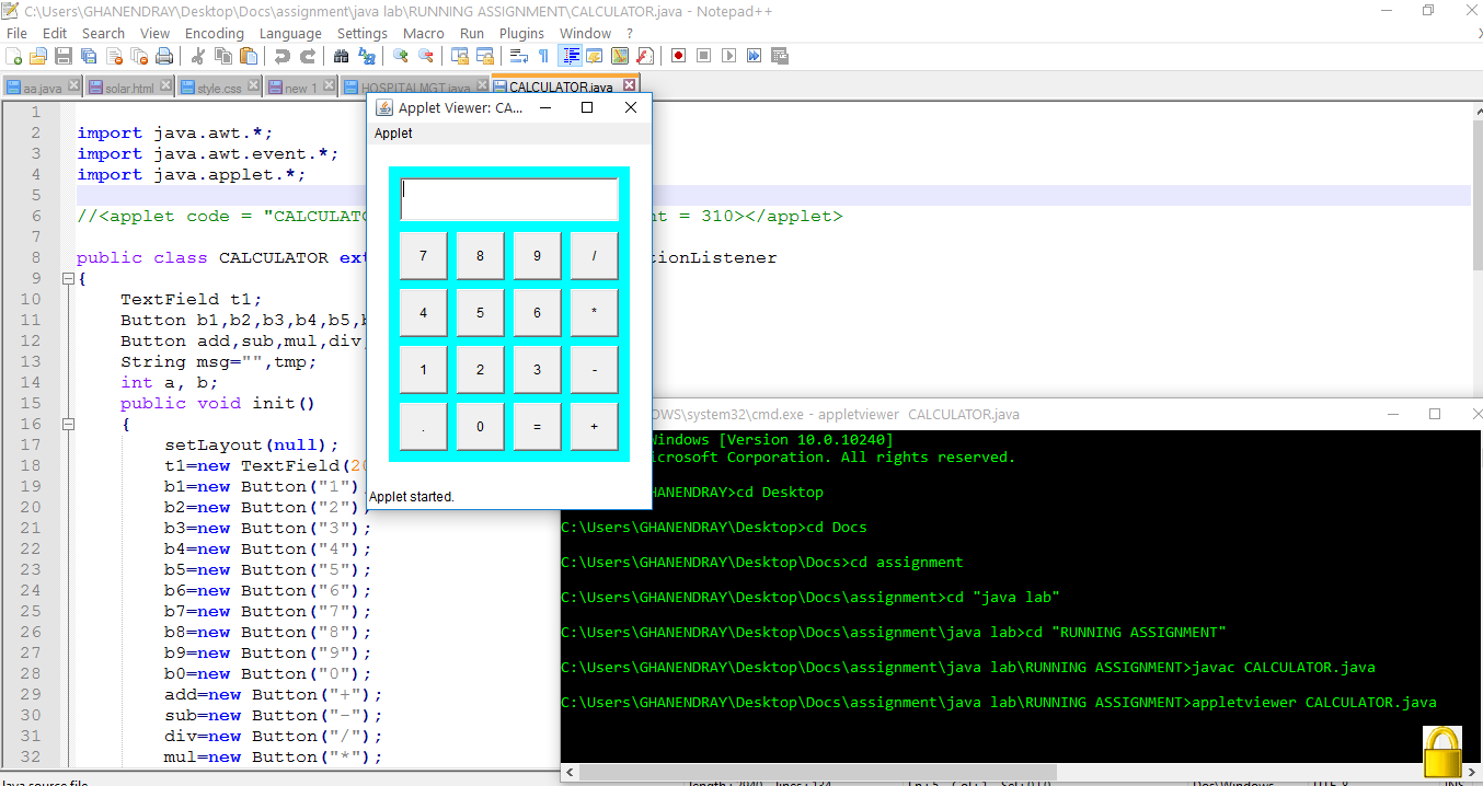 How to Run Java Applet Program in CMD Using Appletviewer