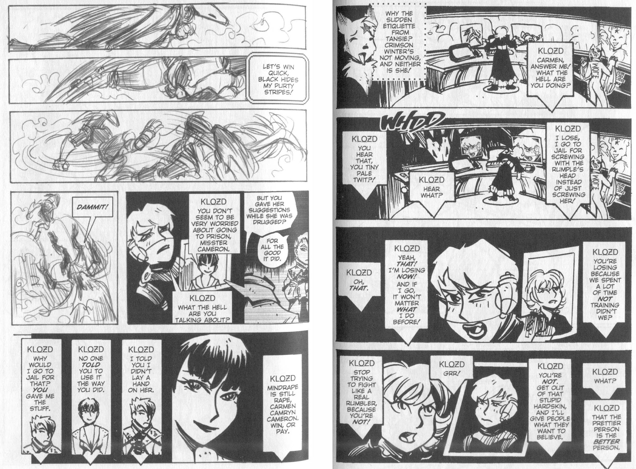 Read online Rumble Girls: Silky Warrior Tansie comic -  Issue #7 - 14