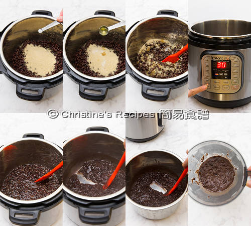 豆沙壓力煲製作圖 Red Bean Paste Instant Pot Procedures02