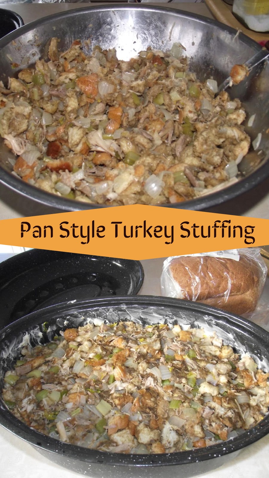 Turkey Stuffing Baked Pan Style