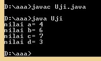 Operator increment dan decrement pada java.