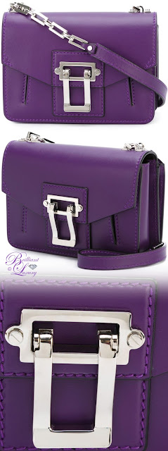 ♦Proenza Shouler purple Hava shoulder bag #pantone #bags #purple #brilliantluxury