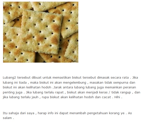 VIRAL PASAL LUBANG PADA BISKUT!! KORANG SELAMA NI MAIN MAKAN JER KAN