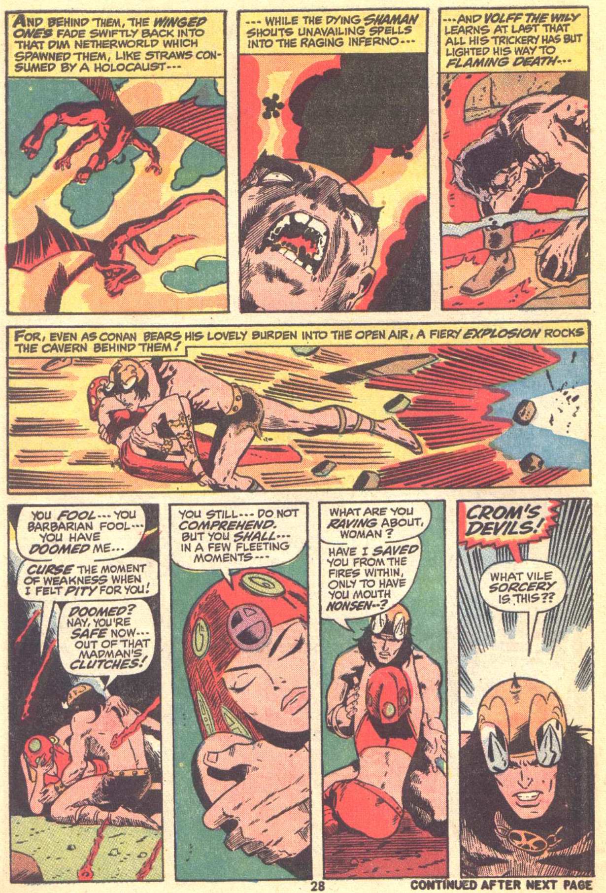 Read online Conan the Barbarian (1970) comic -  Issue #22 - 20