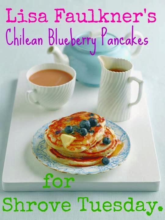 Lisa Faulkner's Chilean Blueberry Pancakes for Shrove Tuesday