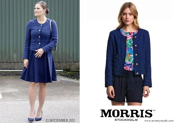 Crown Princess Victoria wore Morris Lady Jacket