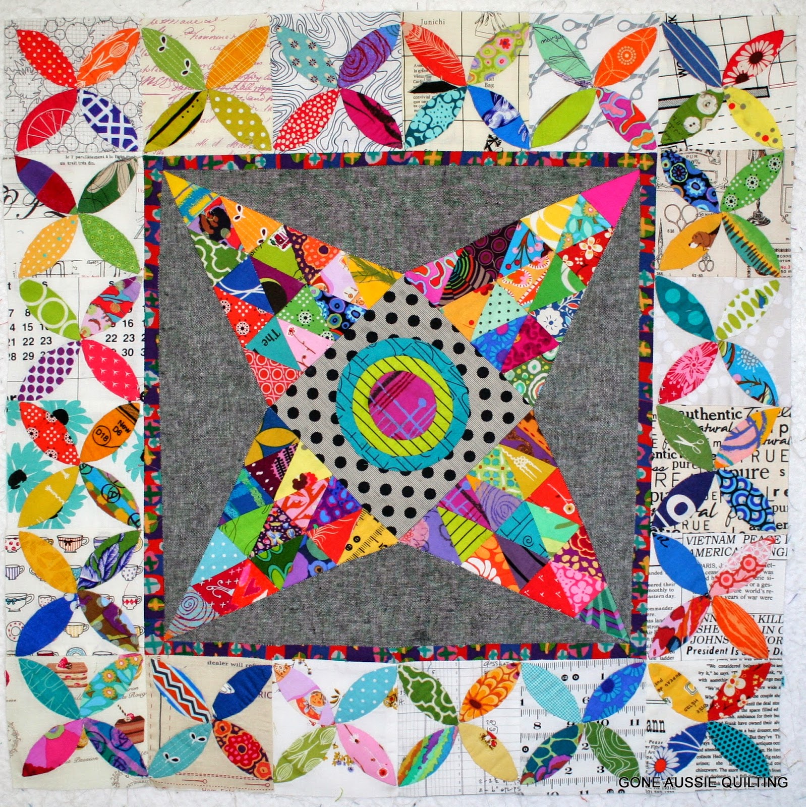 Gone Aussie Quilting Midnight at the Oasis Quilt