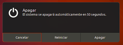 Apagar el sistema