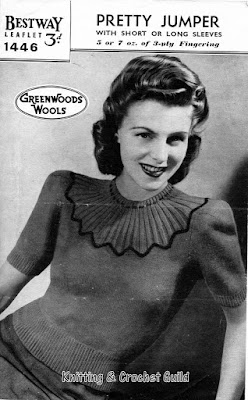 1940s vintage knitting pattern