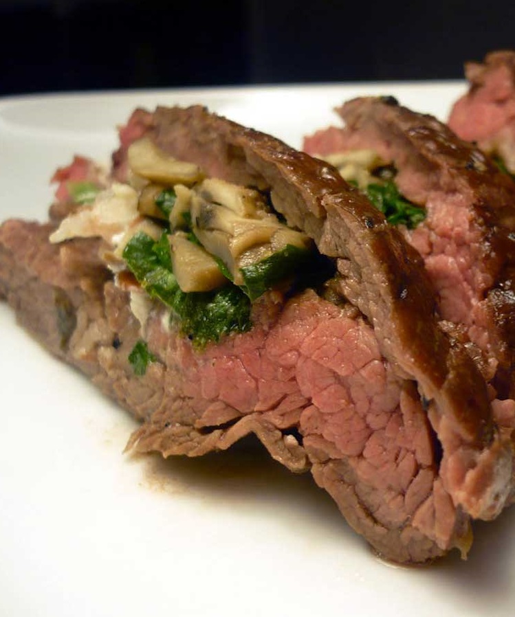 Slow Cooker MushroomStuffed Beef Steak The Best Recipes