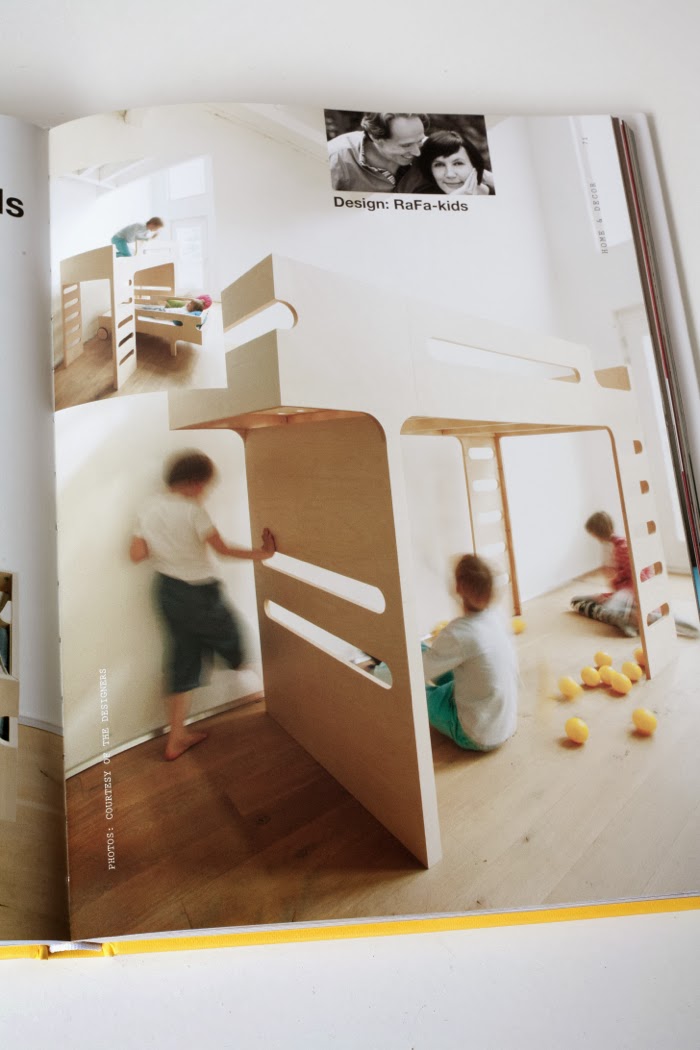 bunk bed Rafa-kids in braun book kids' design