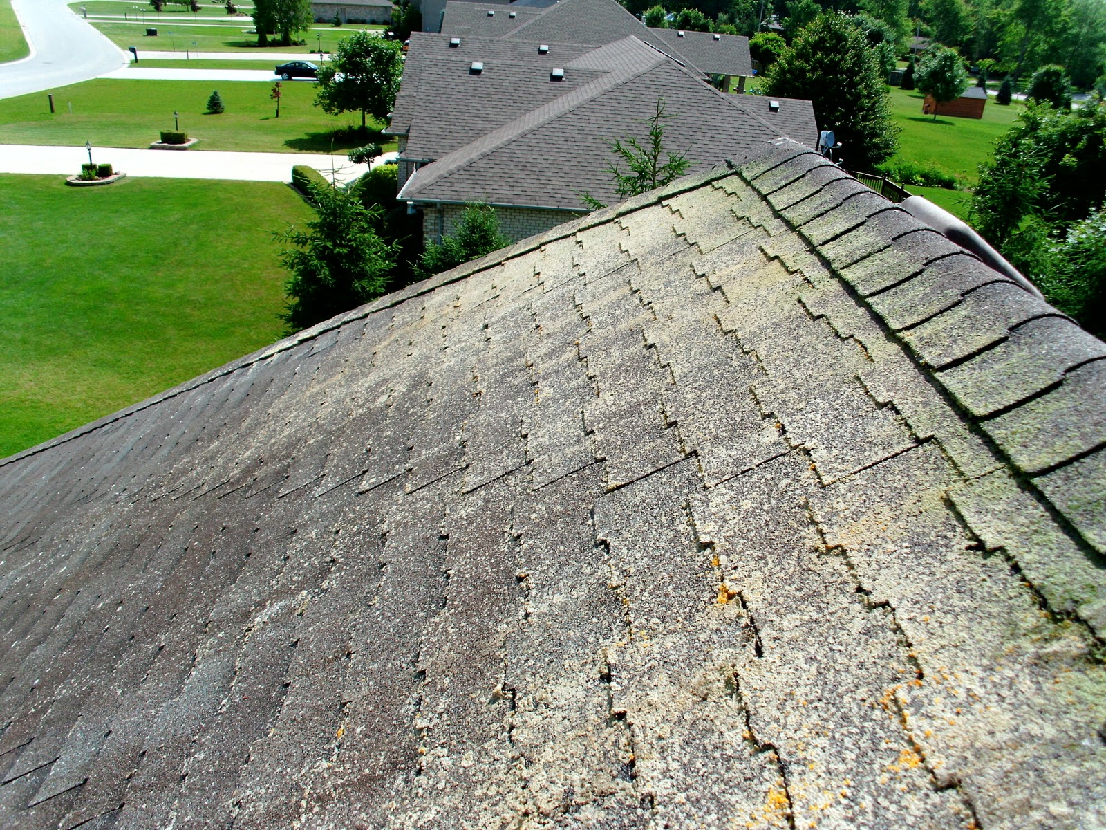 Durham Roof Cleaning "We Clean Your Black Roof Stains" Black Roof