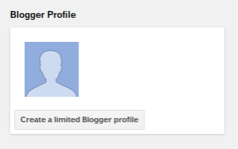 Select a Profile for your Blogger Account: Google+ or Blogger