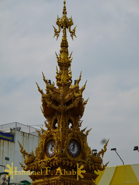 North Thailand - Golden Clock Tower of Chiang Rai