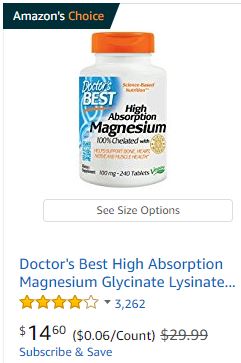magnesium for better sleep