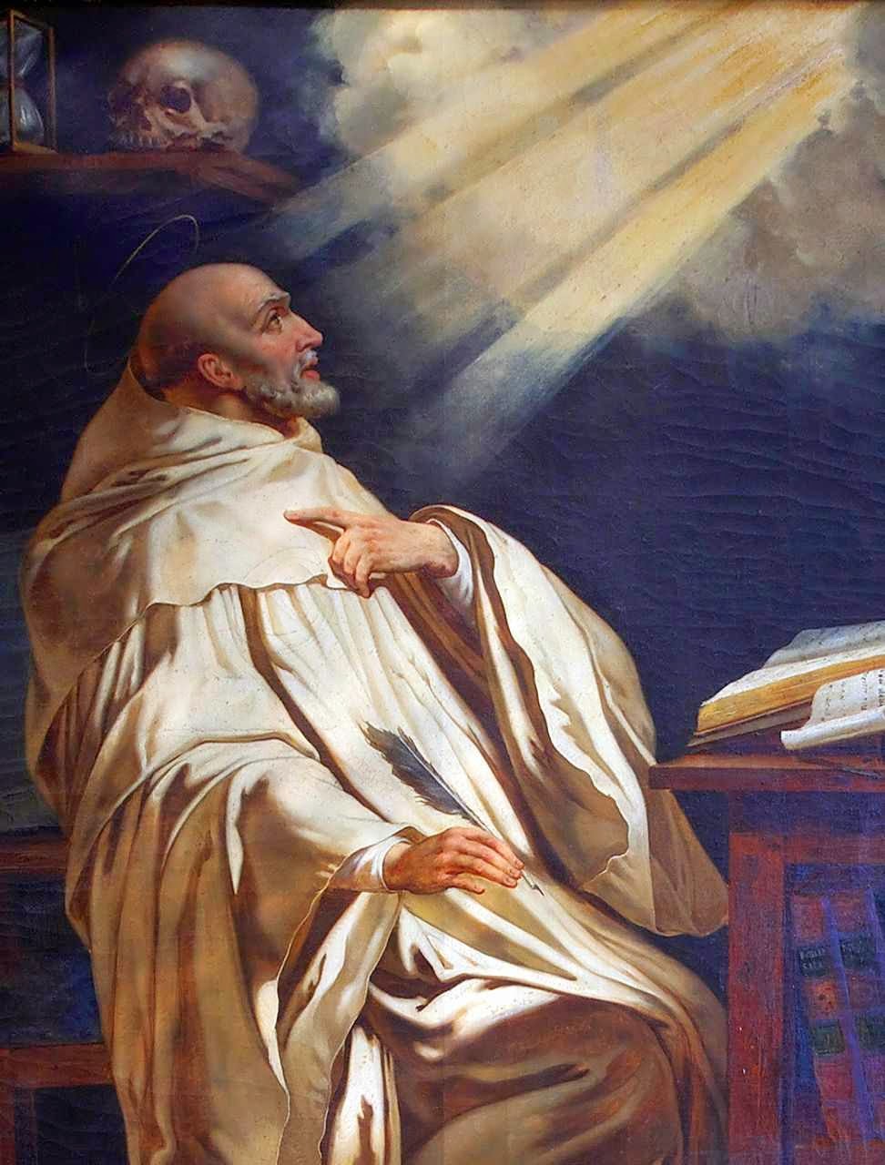 São Bernardo de Claraval foi o ardoroso pregador da retomada das Cruzadas. Philippe de Champaigne, Saint-Etienne du Mont