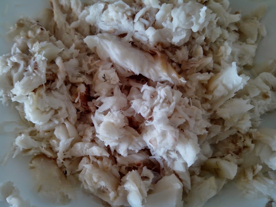 Fotografía merluza desmigada.