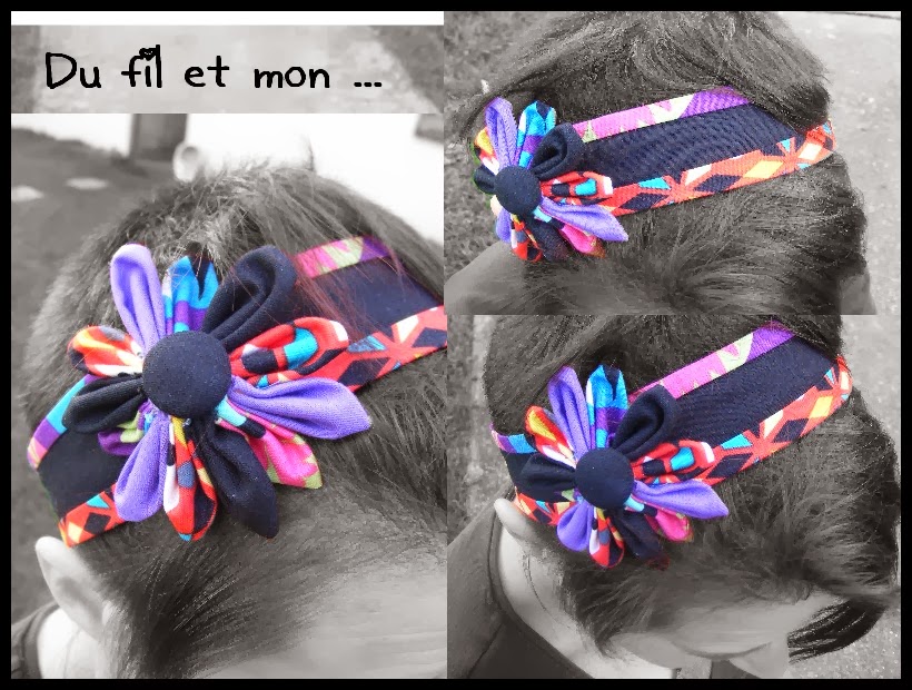 4 Pièces Bandeau Noeud Cheveux Femme Vintage Bandeau Cheveux Femme