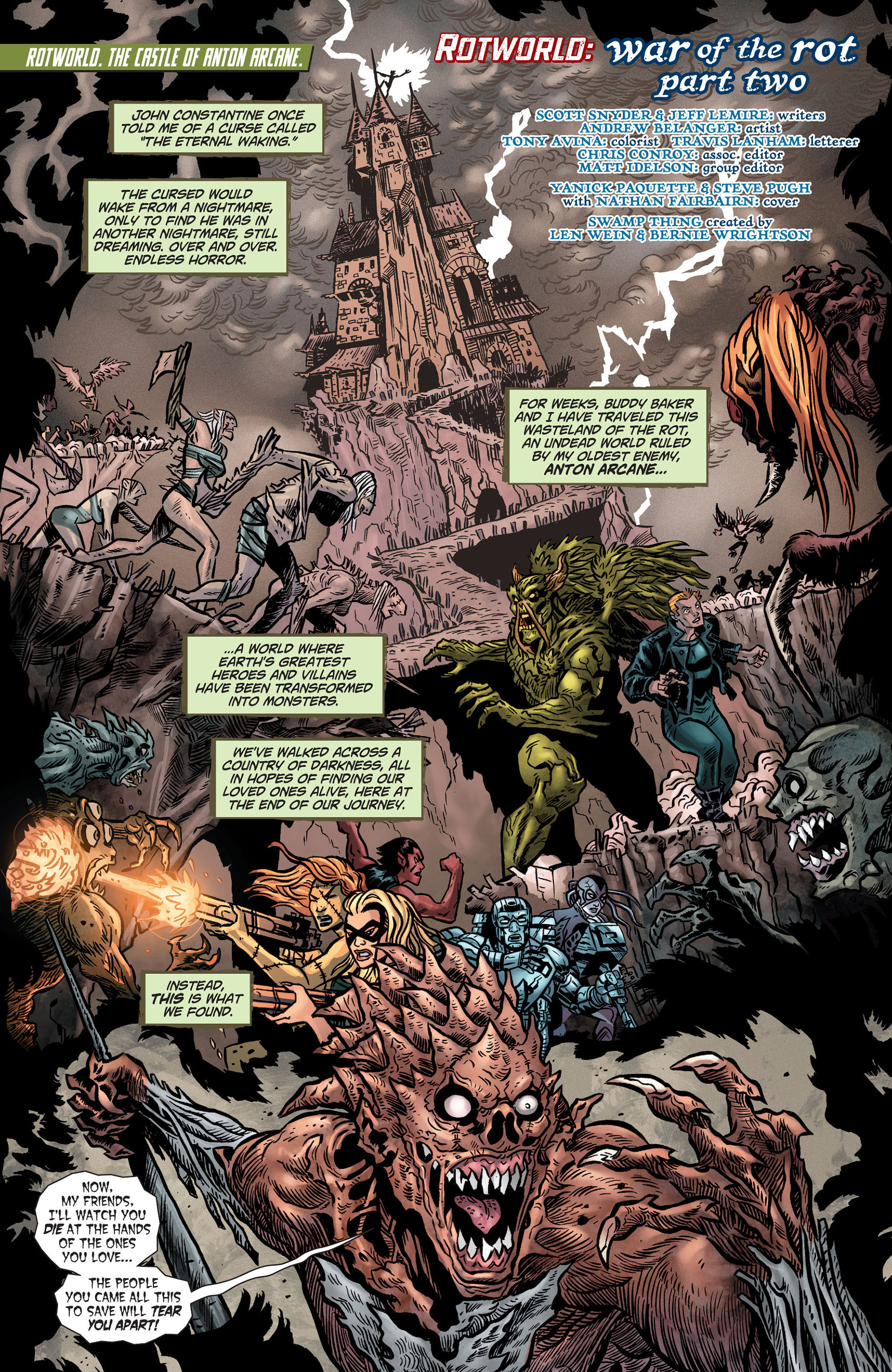 Read online Swamp Thing (2011) comic -  Issue #17 - 2