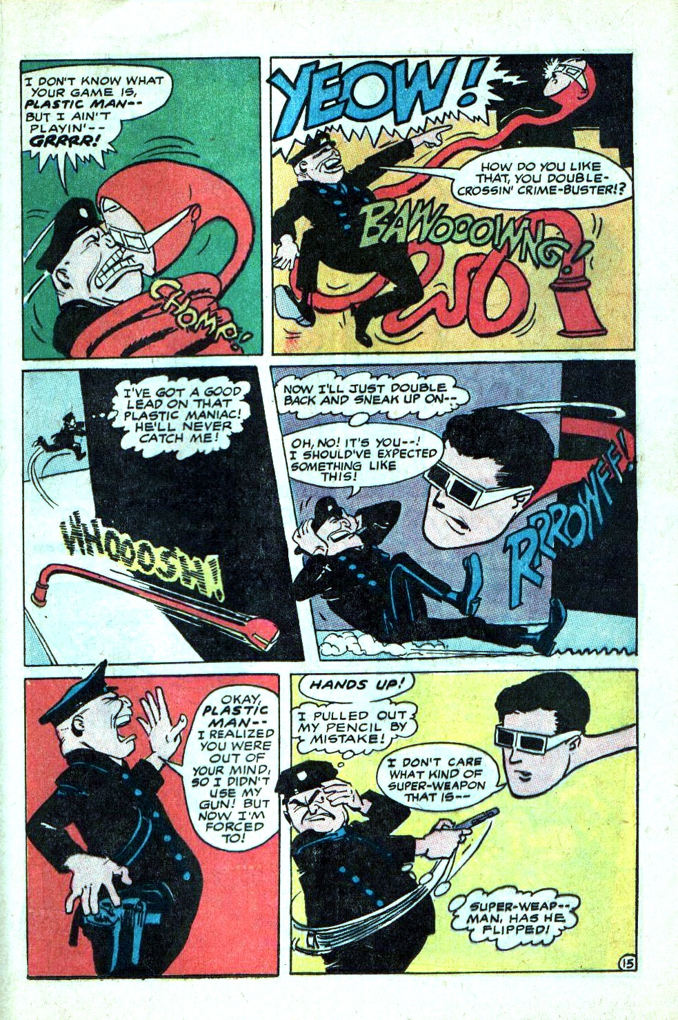 Read online Plastic Man (1966) comic -  Issue #8 - 21