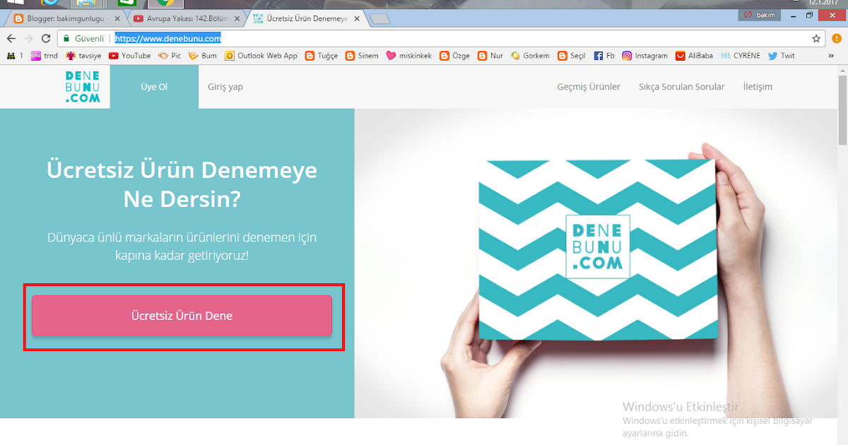 bakimgunlugu Dene Bunu Keşif Kutusu