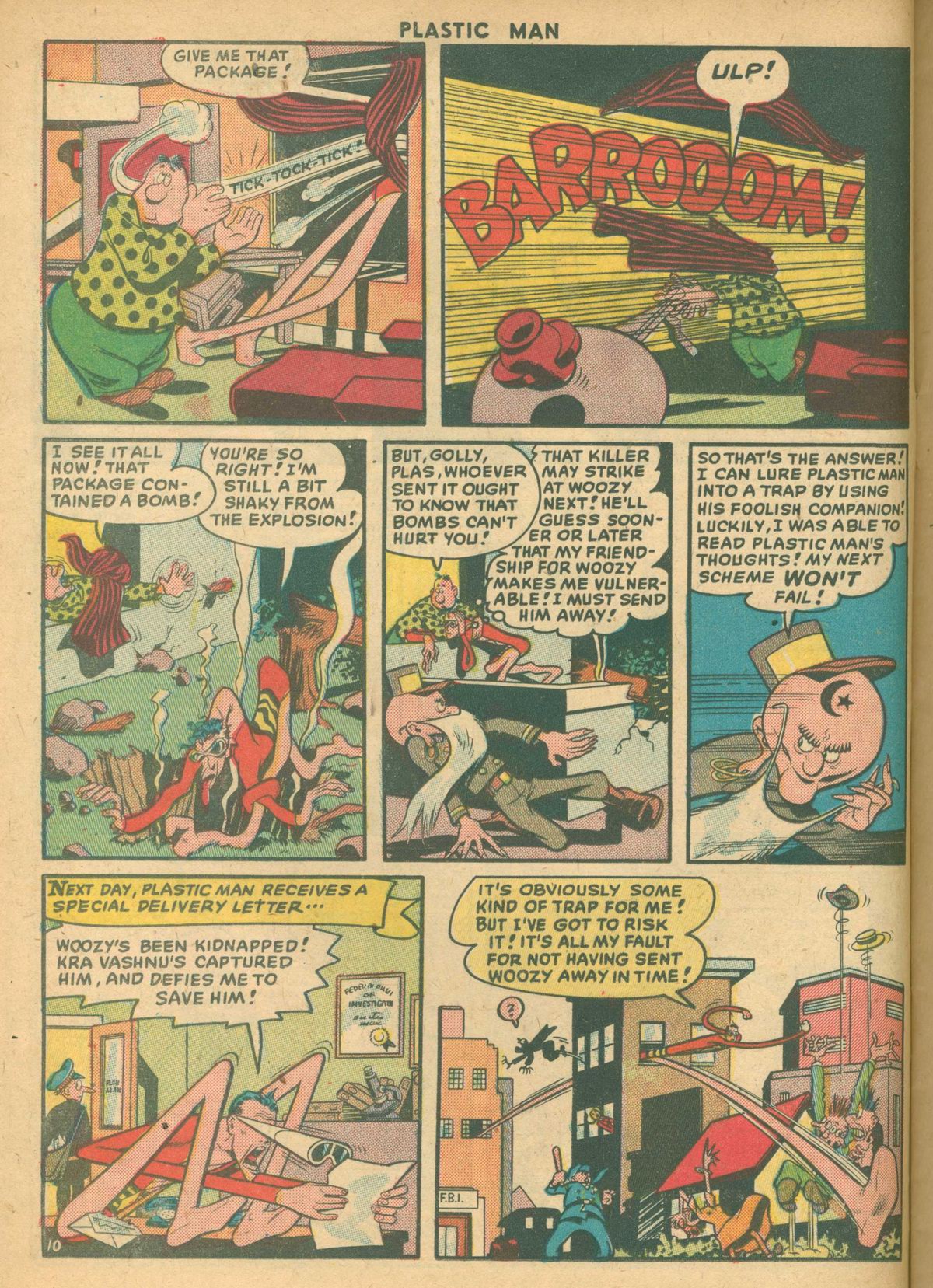 Read online Plastic Man (1943) comic -  Issue #21 - 12