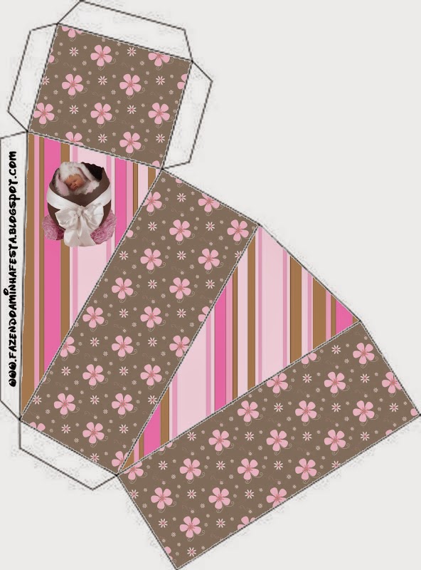 Anne Geddes para Pascua: Cajas de Bebes para Imprimir Gratis. This one is for pie box.