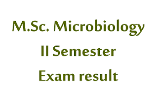 TU M.Sc. Microbiology Second Semester Result