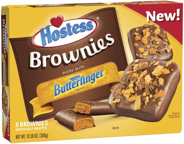 Hostess Launches New Butterfinger Brownies