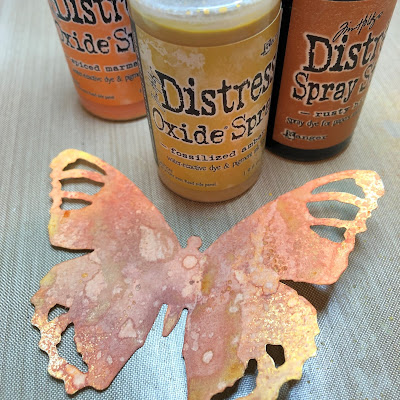 Tim Holtz Sizzix Tattered Butterfly Distress Oxide Spray Alcohol Pearls tutorial for The Funkie Junkie Boutique by Sara Emily Barker 1 Tim Holtz Sizzix Tattered Butterfly Distress Oxide Sprays Alcohol Pearls Tutorial by Sara Emily Barker https://frillyandfunkie.blogspot.com/2019/03/saturday-showcase-tim-holtz-tattered.html 2