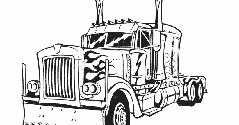 Coloriage De Transformers A Imprimer