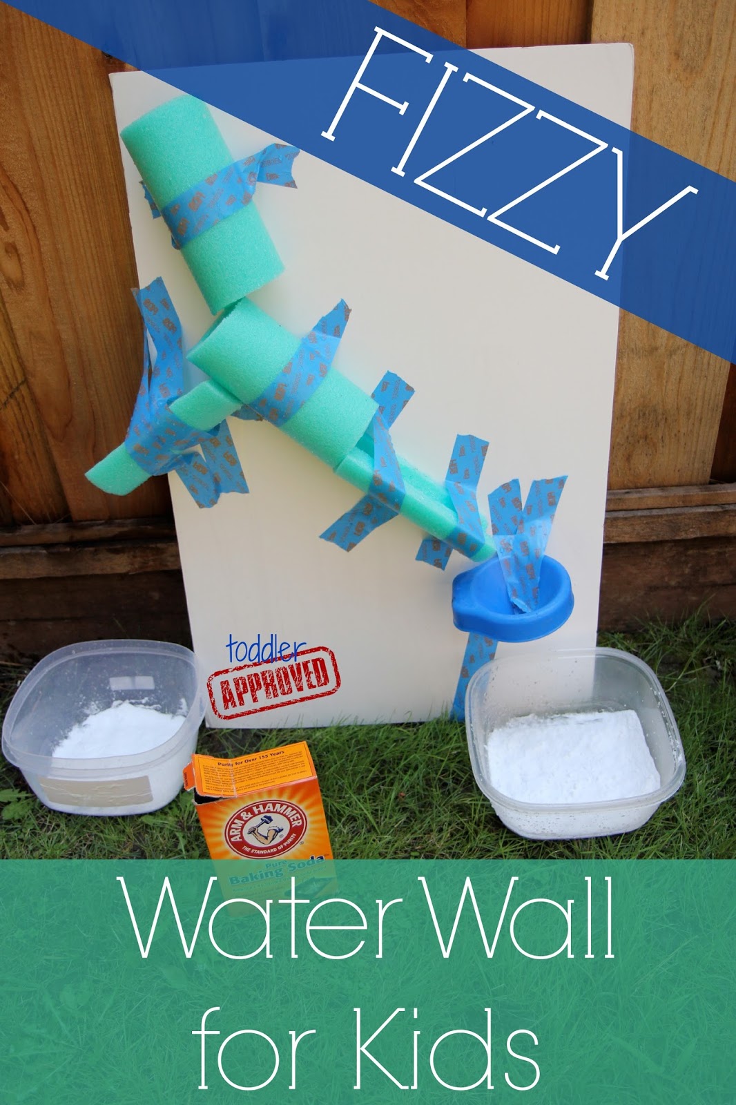 Toddler Approved! Easy DIY Water Wall for Kids {Backyard Science}