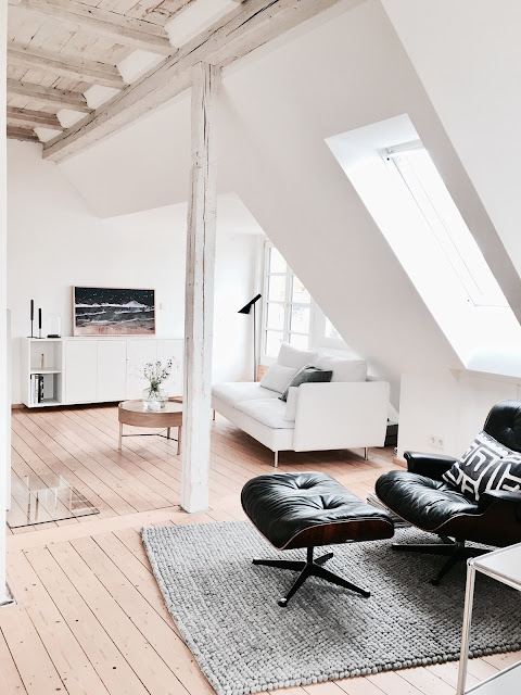 A Hygge Minimalist Attic Apartment in Hannover, Germany