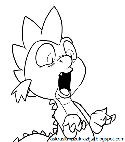 Спайк рисунок карандашом