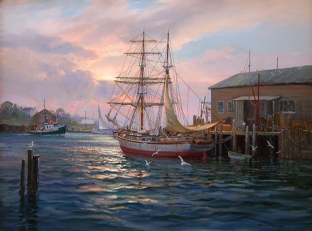 Charles Vickery ~ Pintor de paisagens marinhas