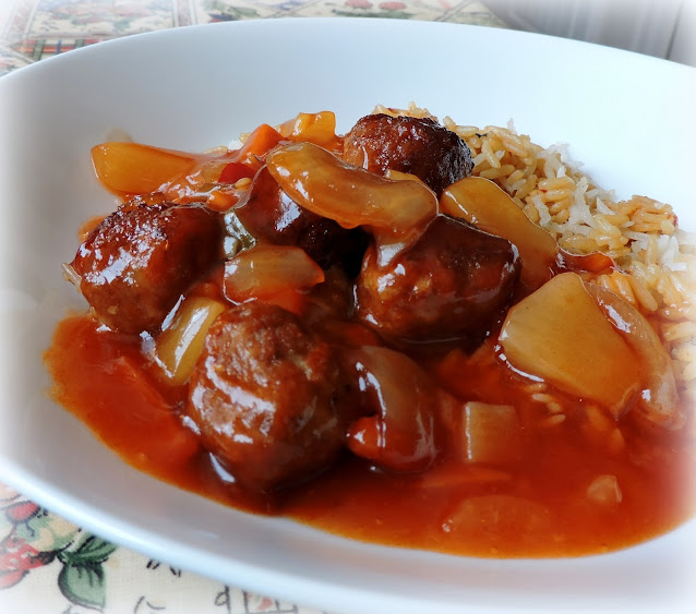 Pineapple Sweet and Sour Meatballs
