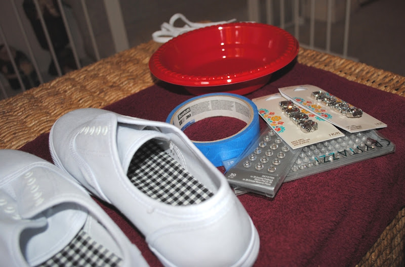 Style My Way: DIY - Glitter Tennis Shoes