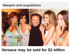 versace sold to mk