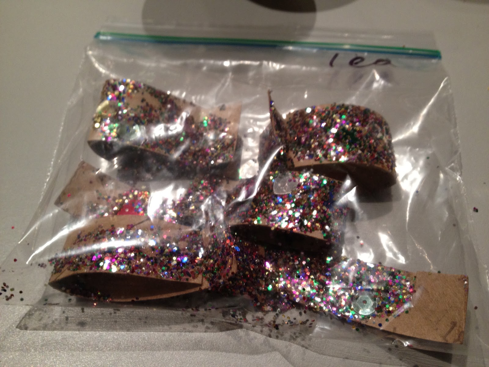 Just outside a life. Glitter Fish.