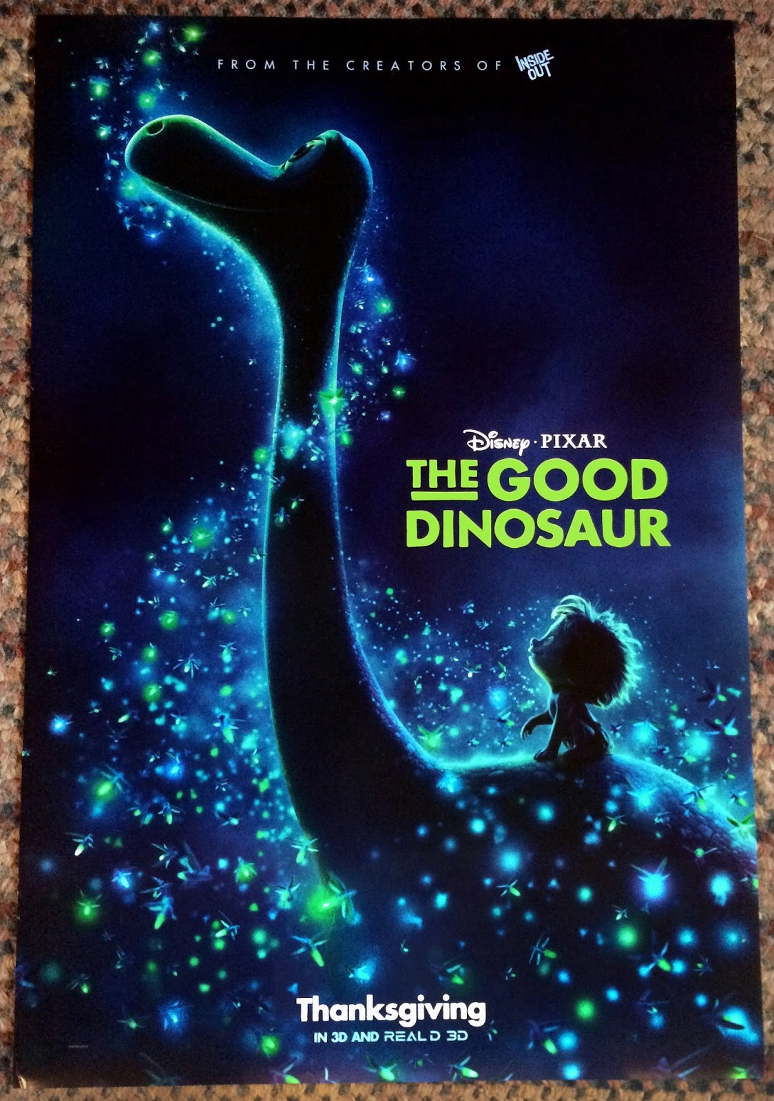 Dan the Pixar Fan The Good Dinosaur Final One Sheet Poster