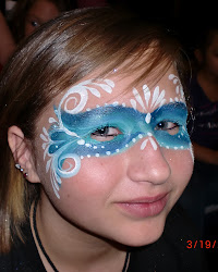 face paint mask painting mermaid designs eye painted masks easy paintings balloon mardi facepaint gras halloween makeup bing butterfly illusions