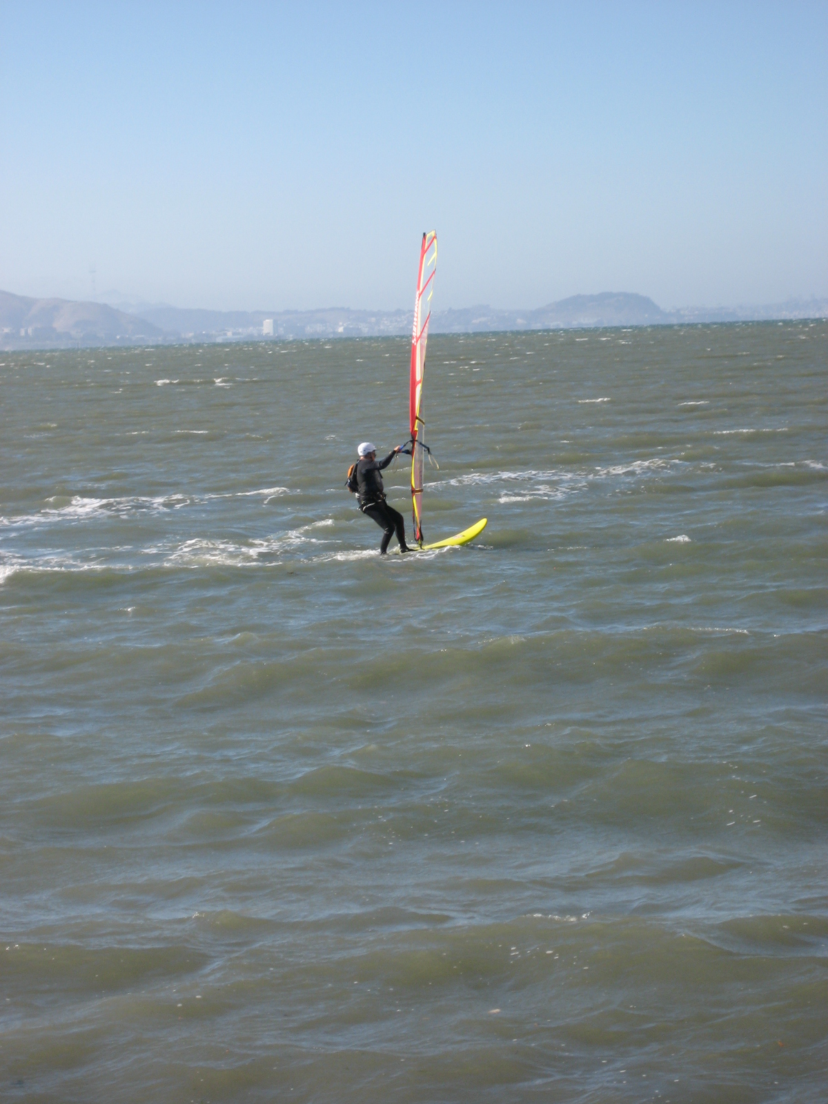 San Francisco Bay Area Windsurfing Labor Day at Coyote Point