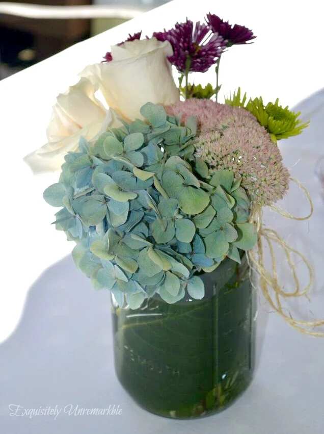 DIY Mason Jar Floral Arrangements