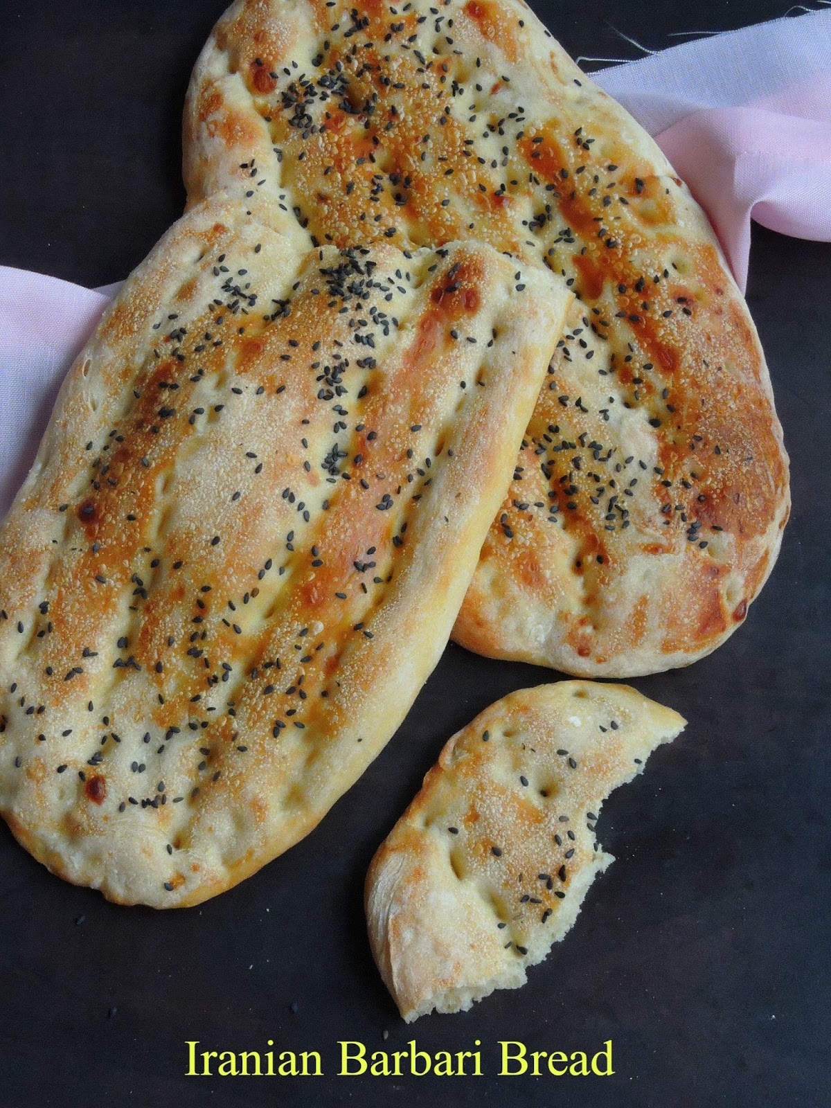 Priya's Versatile Recipes Iranian Barbari Bread/Noon Barbari/Naane