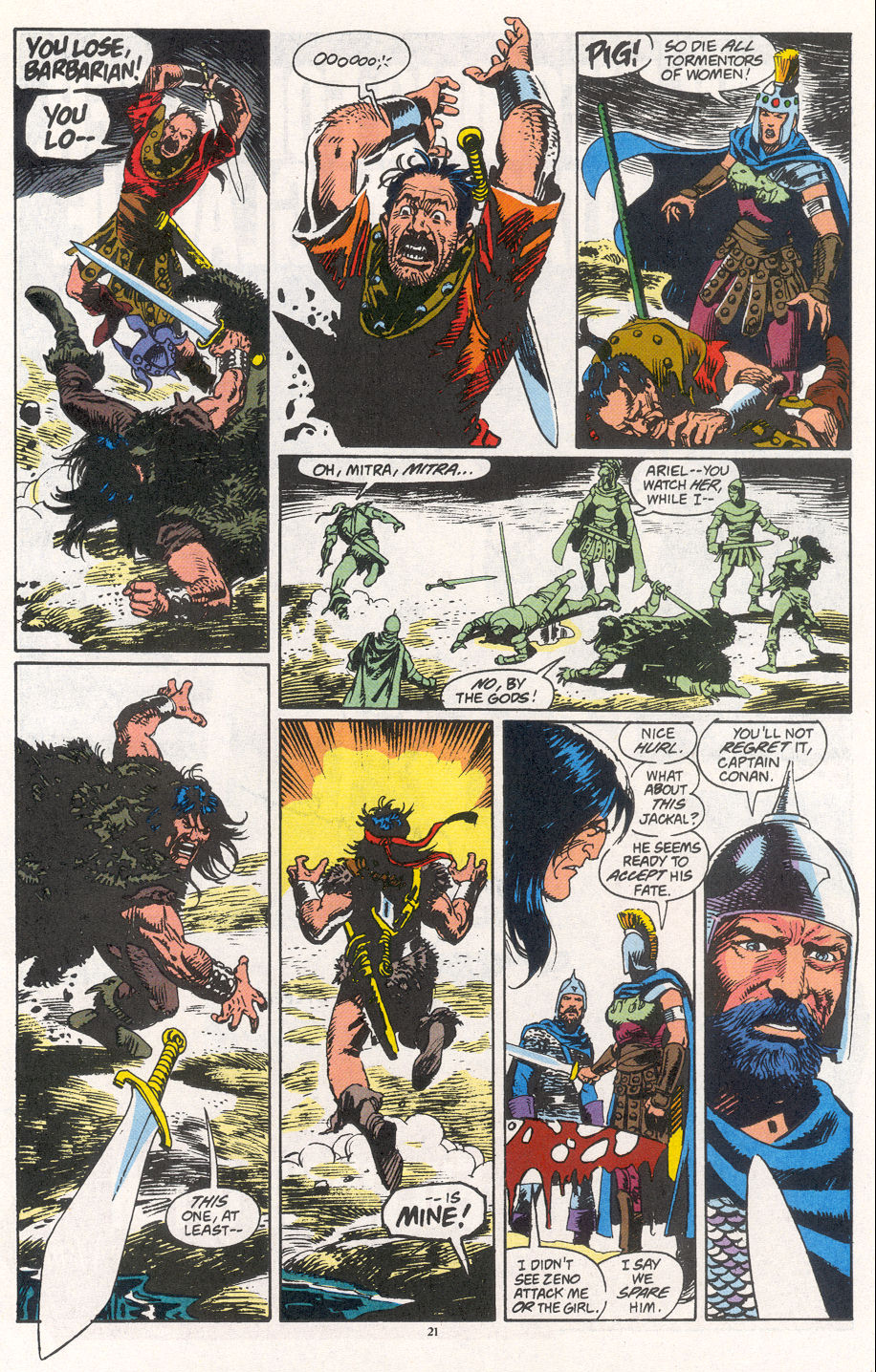 Read online Conan the Barbarian (1970) comic -  Issue #266 - 16