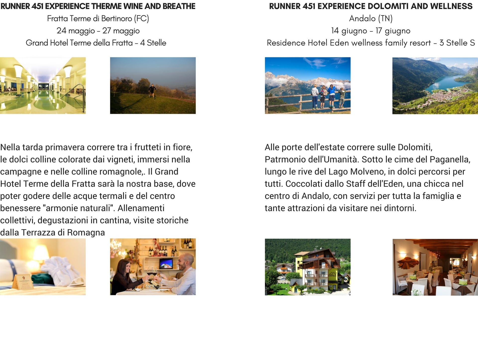 VACANZA CORSA STAGE RUNNING