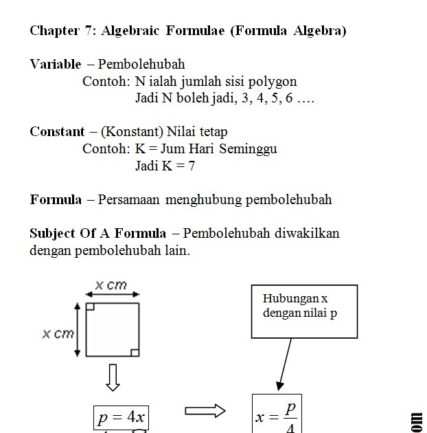 Soalan Matematik Tingkatan 4 Bab 1 Hingga 3 Kuora C