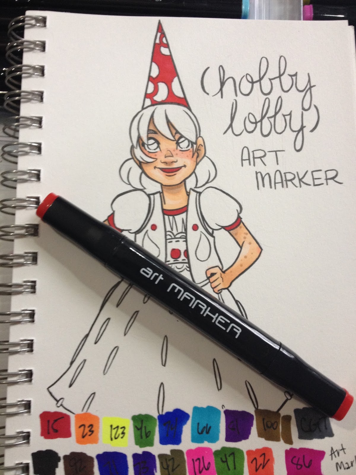 Alcohol Based Marker Review: Art Markers from Hobby Lobby